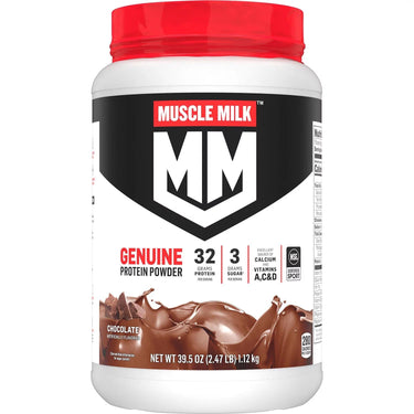Muscle Milk Genuine Protein Powder, Chocolate (39.5 oz.)